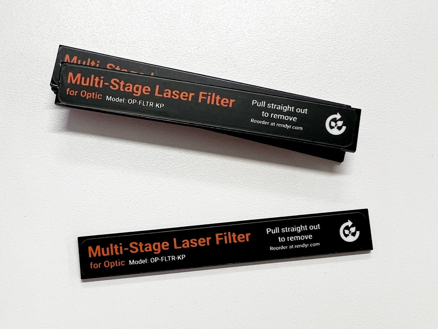 Multi-Stage Laser Filter labels